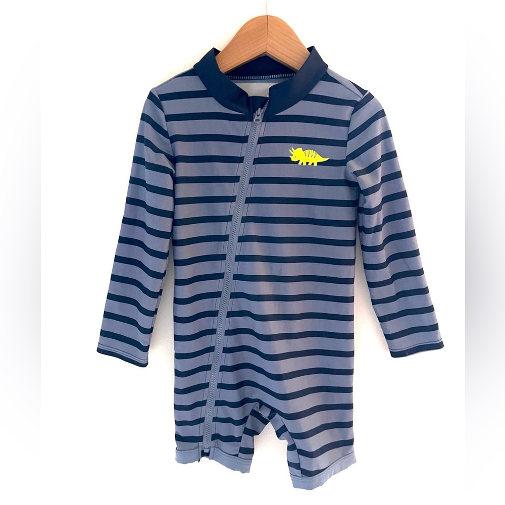 4/$20💥One-Piece Rashguard Swimsuit, Dinosaur, UPF 50, Long Sleeve, Full Zip-Up